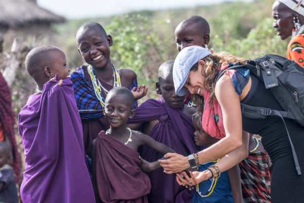 tanzania photo safari maasai with guest